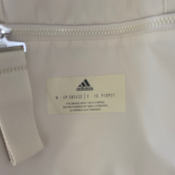 ADIDAS ME 2  Cream Nylon Tote with Front Pocket - Picture 2 of 11